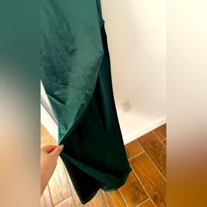 Marissa Formal Satin Cowl Neck Dress